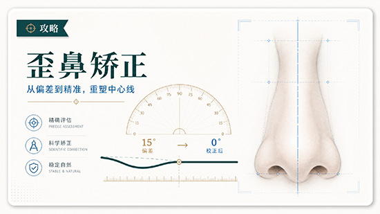 How to correct crooked nose